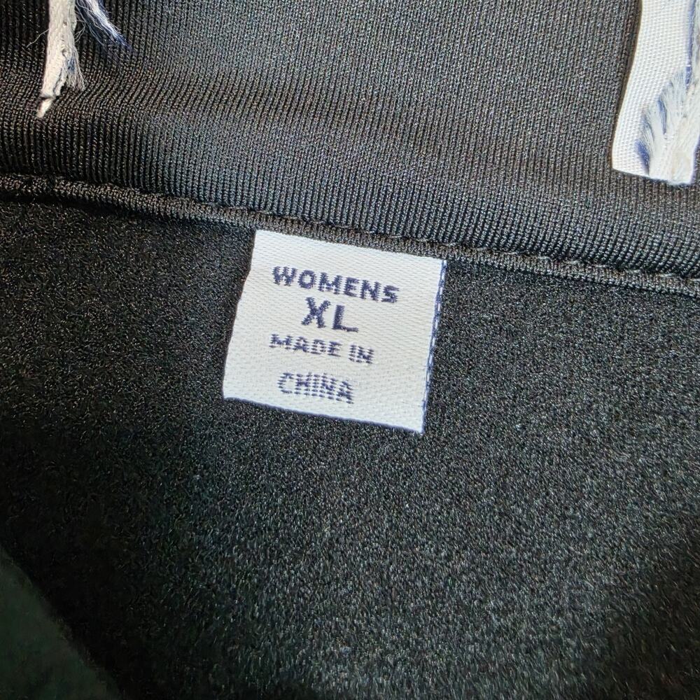 Women's XL Black Full Zip Puffer Vest UScellular Logo Softshell Lightweight Jack - Picture 4 of 7